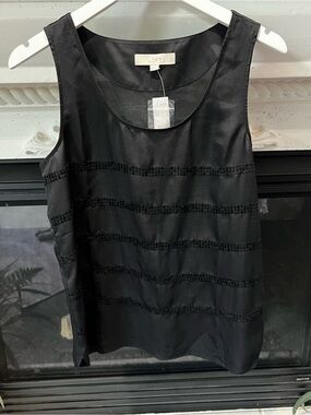 🆕 LOFT Black Beaded Sleeveless Camisole